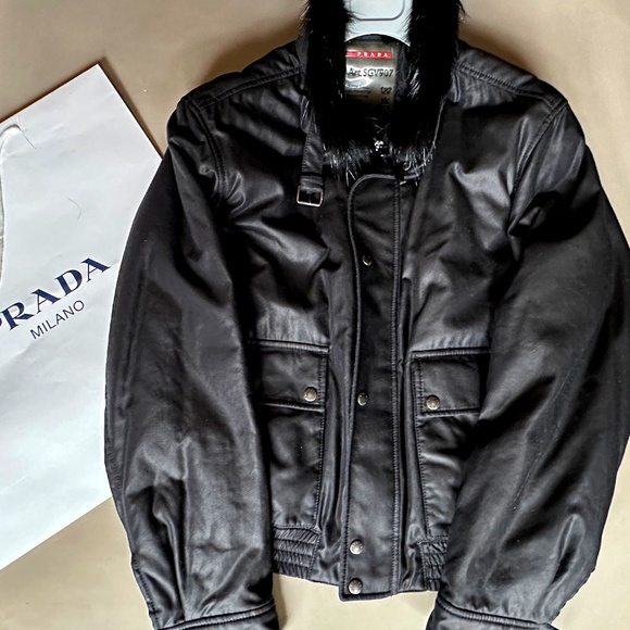 Prada Fur Color Insulated Jacket - Picture 1 of 7